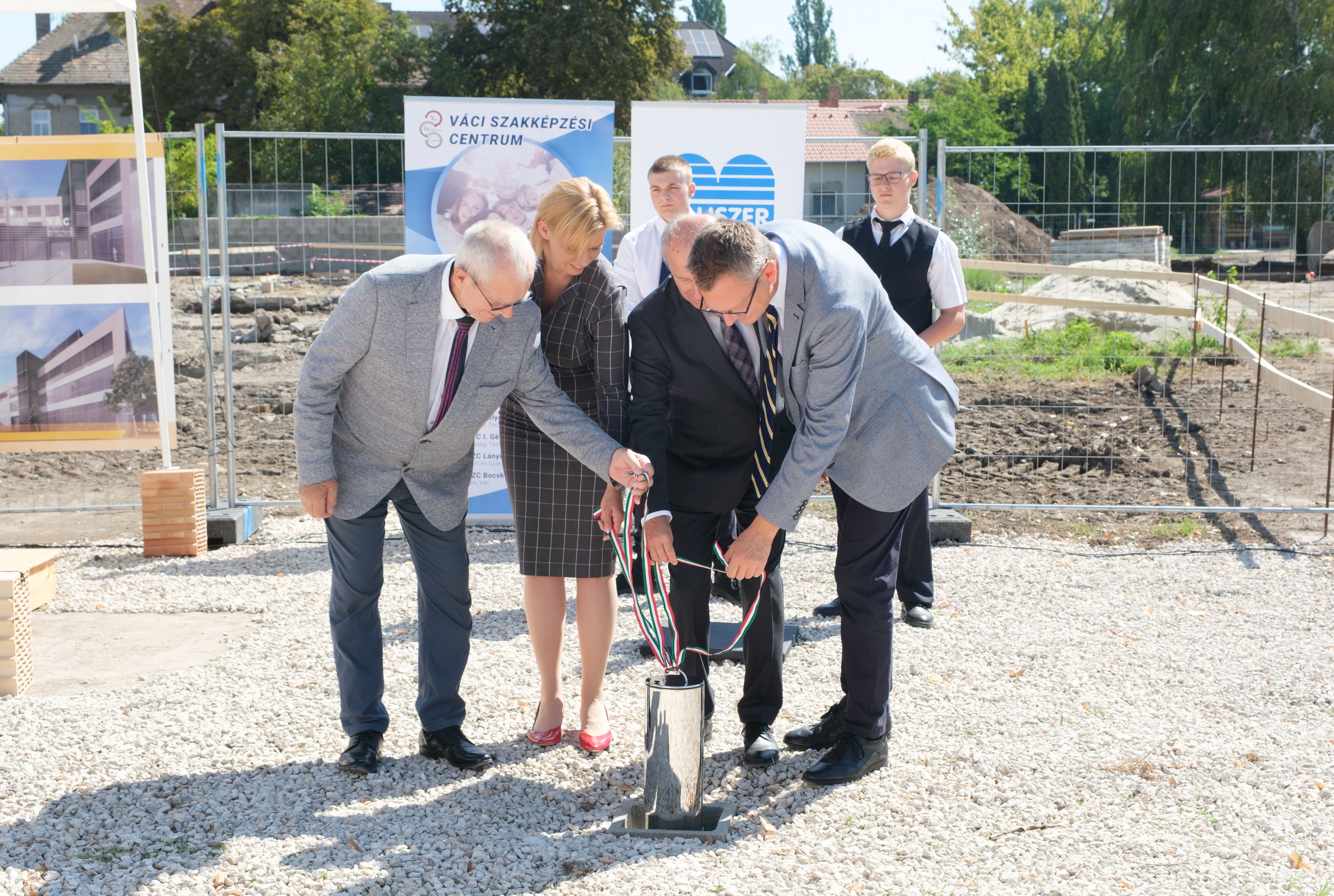 Sajtóközlemény – A VSZC Tanműhely alapkőletétele