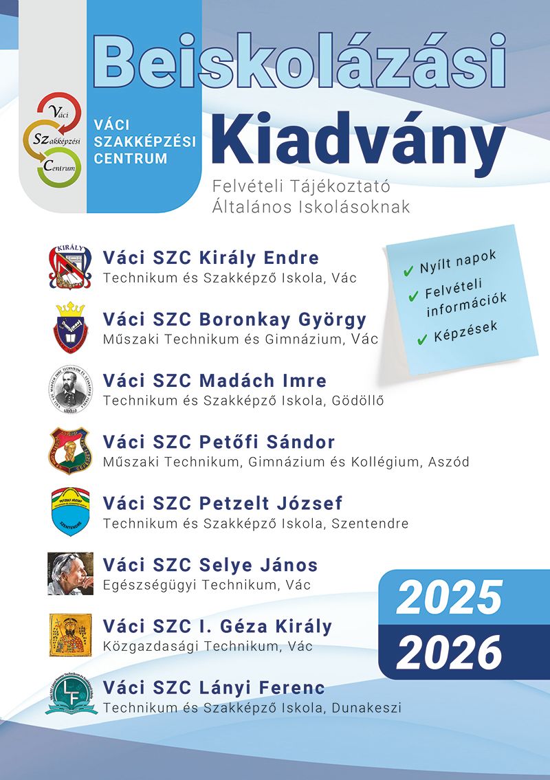 Letölthető a 2025/2026-os beiskolázási kiadványunk!